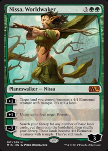 Nissa worldwaker mtg - worldwaker,